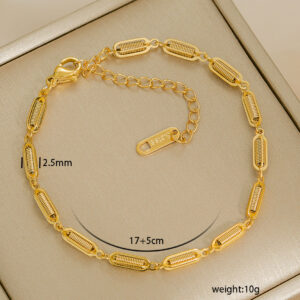 Pulsera 3d resortes acero inoxidable.